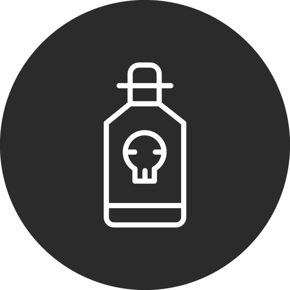 mensaje en un botella vector icono