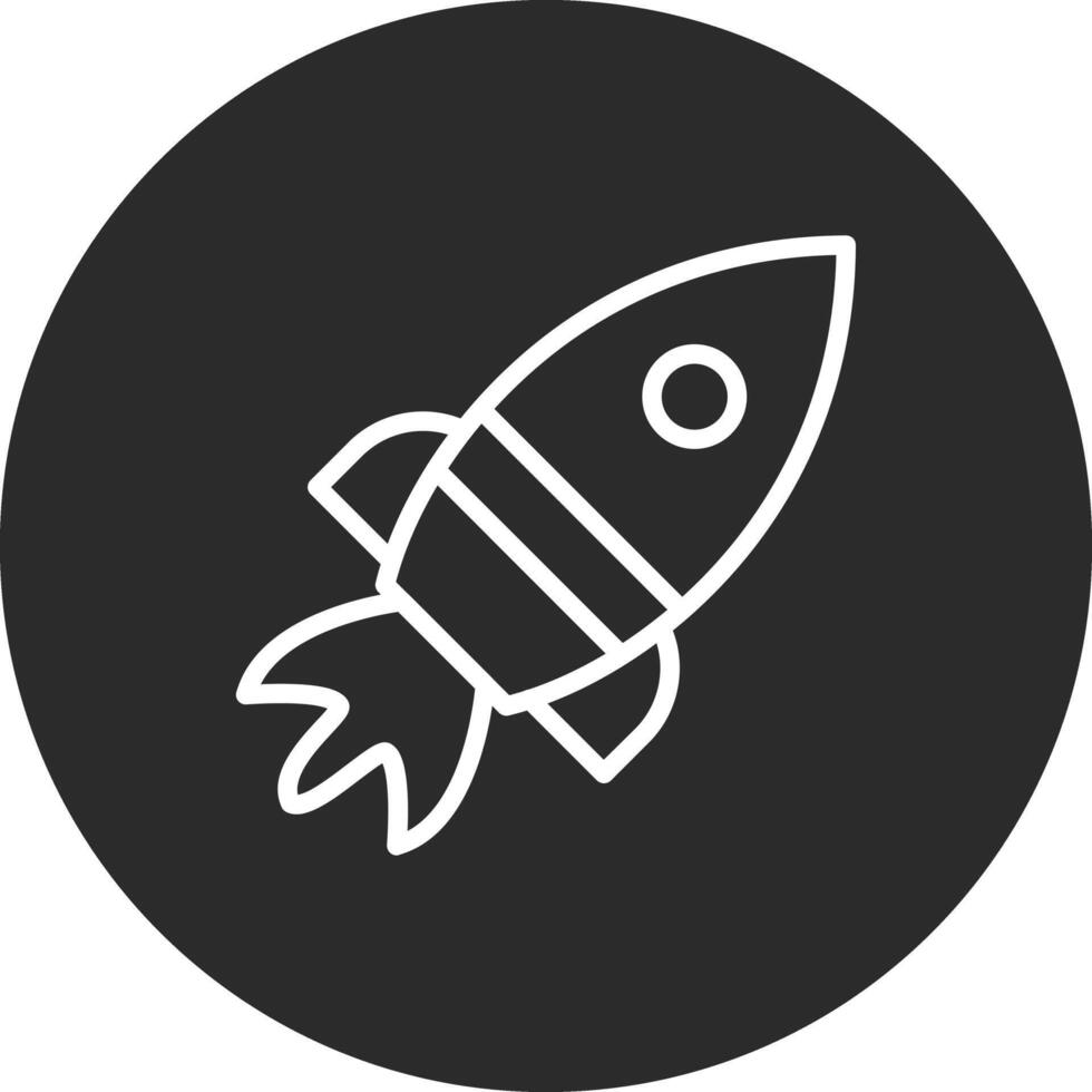 Space Booster Vector Icon