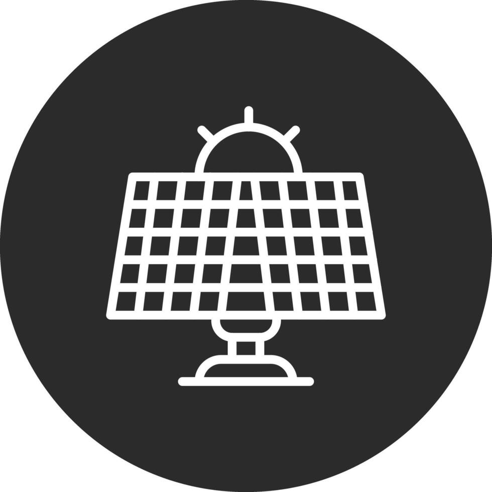 icono de vector de energía solar