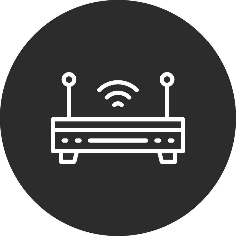 Wireless Router Vector Icon