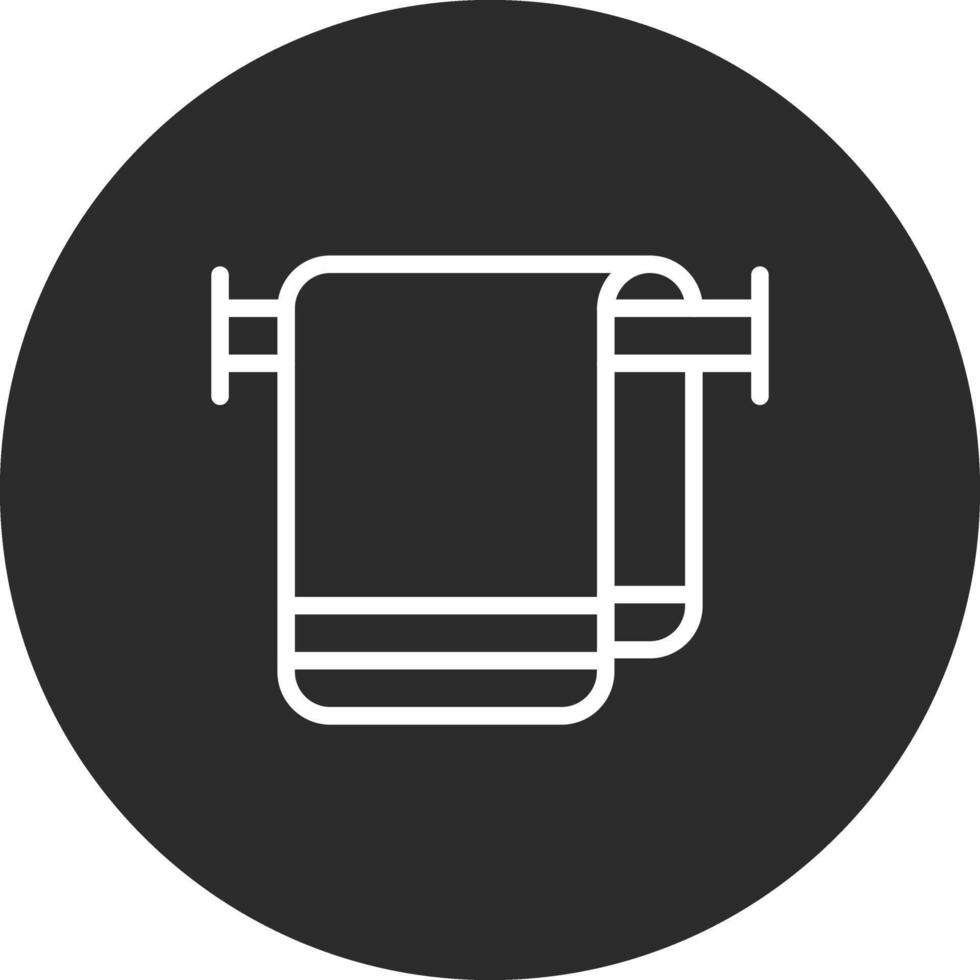 Towel Rack Vector Icon