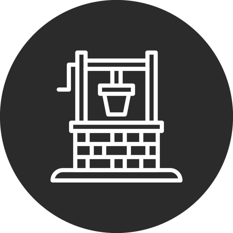 Water Well Vector Icon