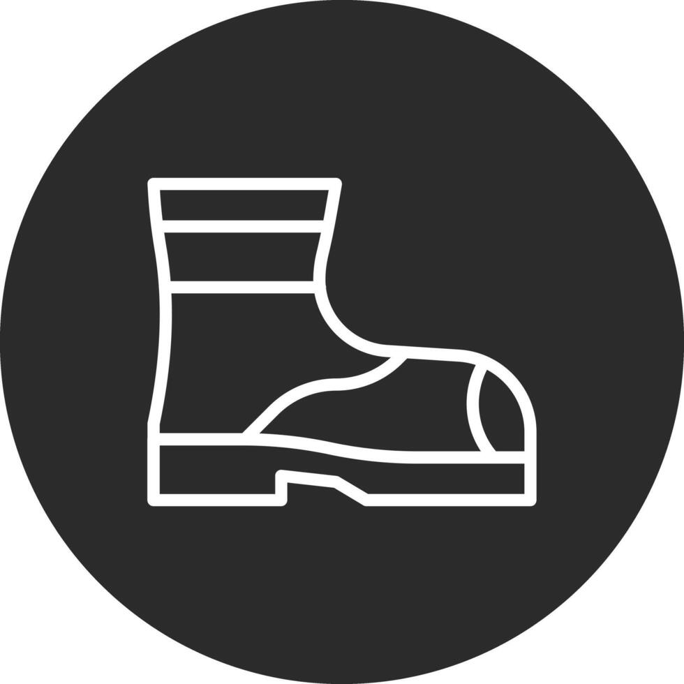 Firefighter Boots Vector Icon