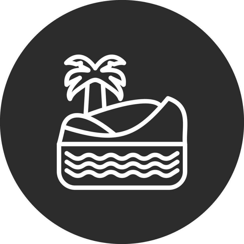 Desert Oasis Vector Icon