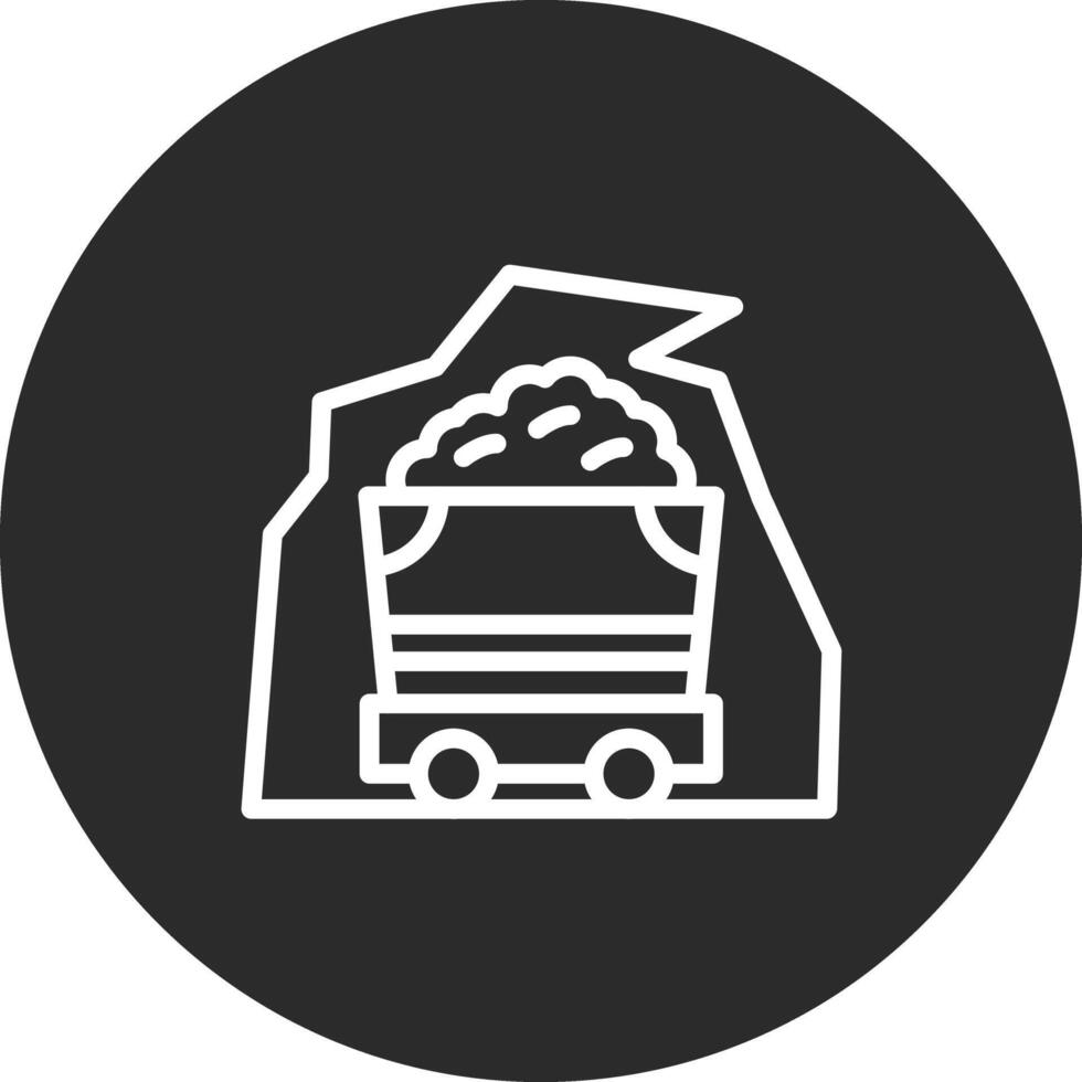 Desert Mine Vector Icon