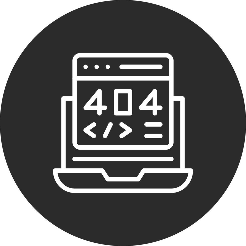 404 Error Vector Icon