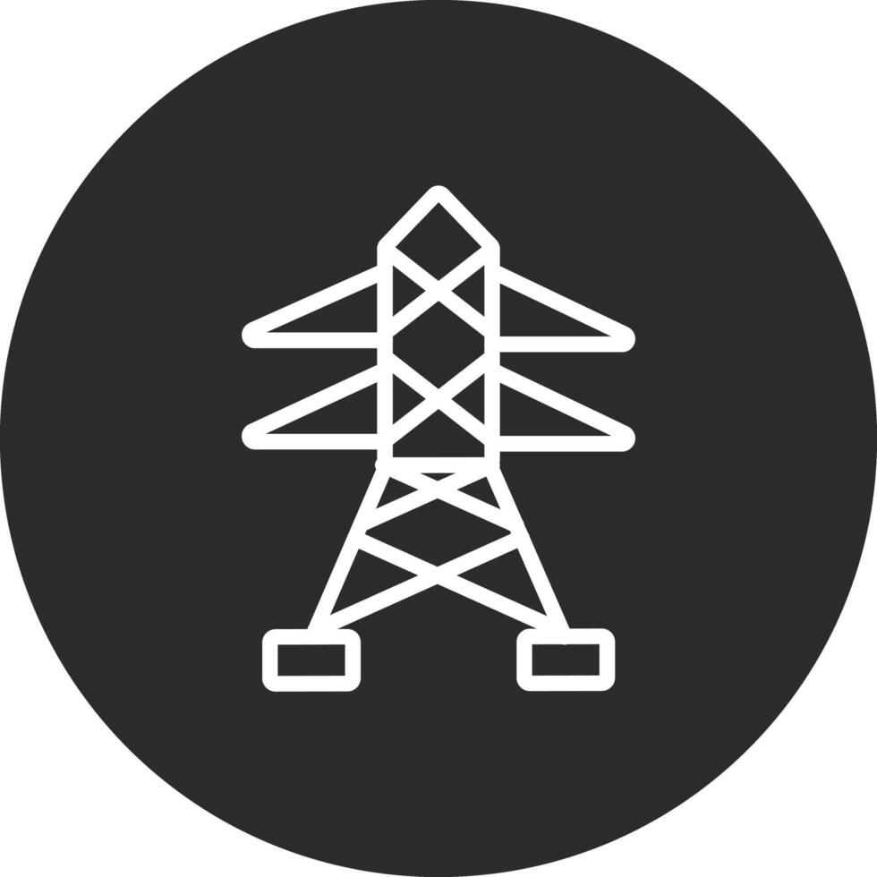 Transmission Tower Vector Icon