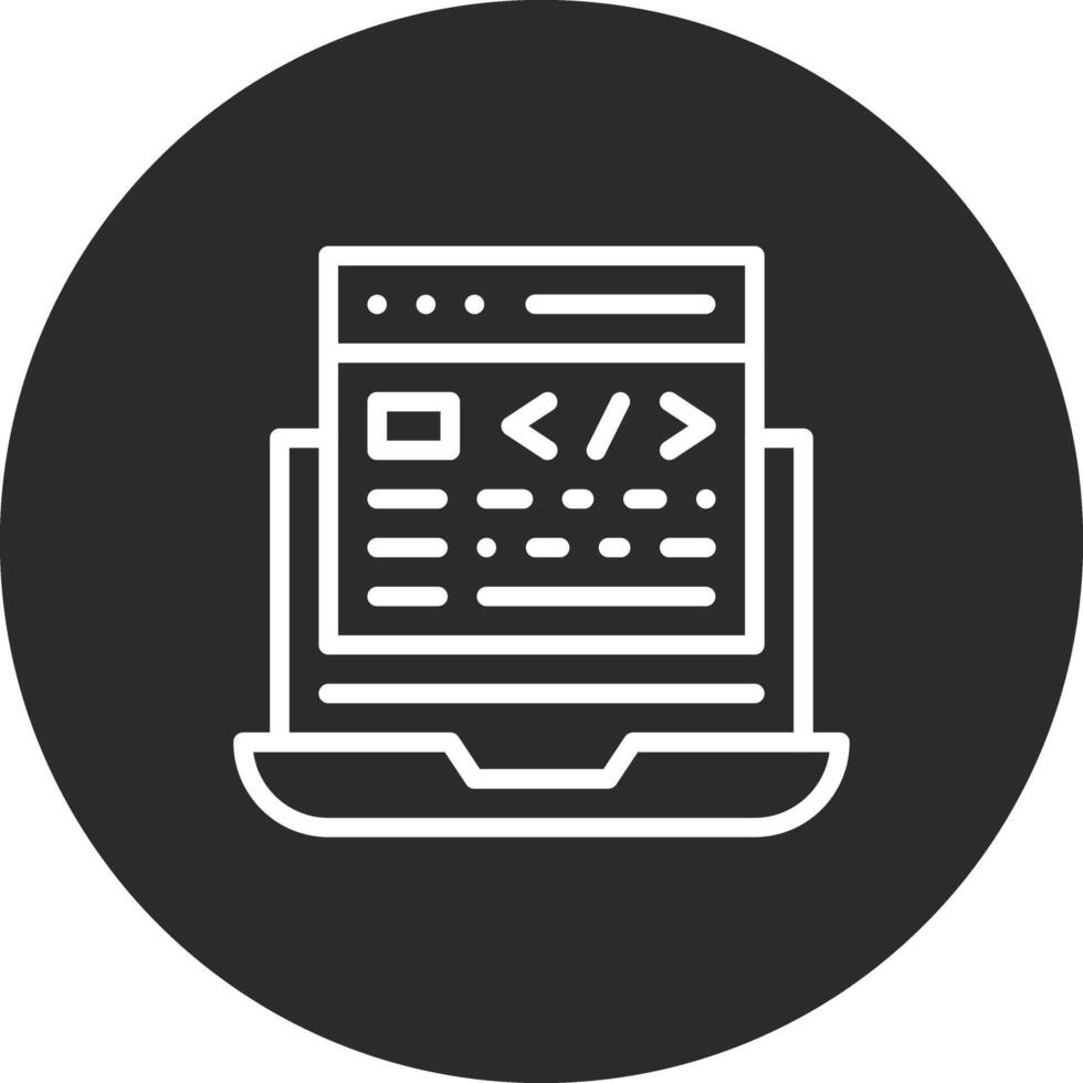 Website Coding Vector Icon