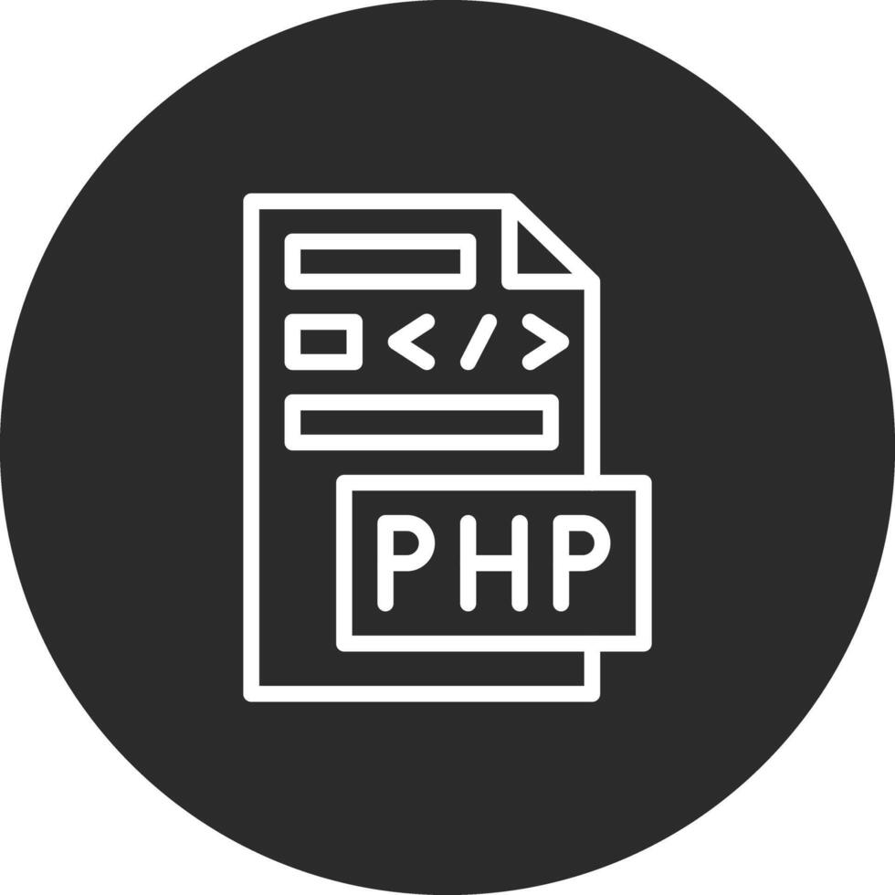 PHP File Vector Icon