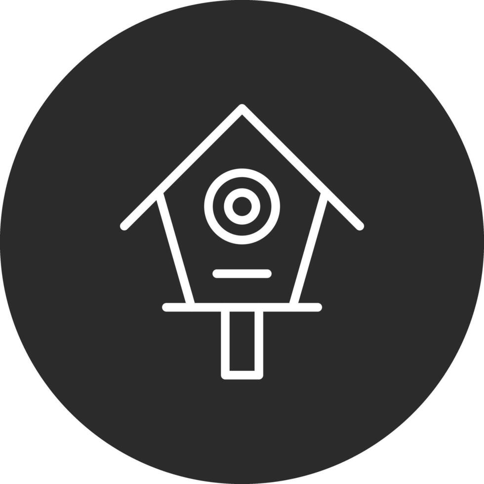 Bird House Vector Icon