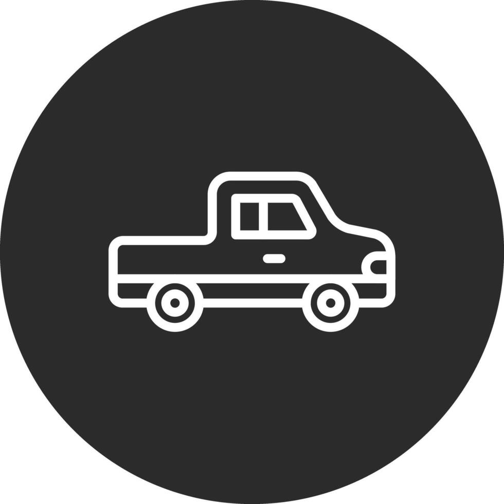 Pickup Truck Vector Icon