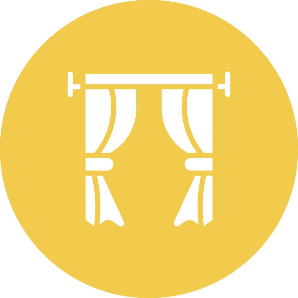 Curtains Vector Icon