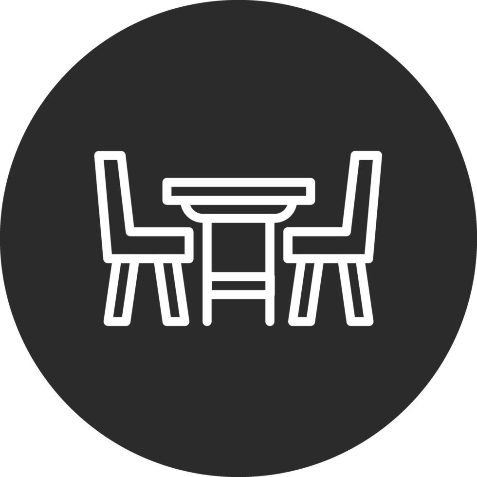 Dinner Table Vector Icon