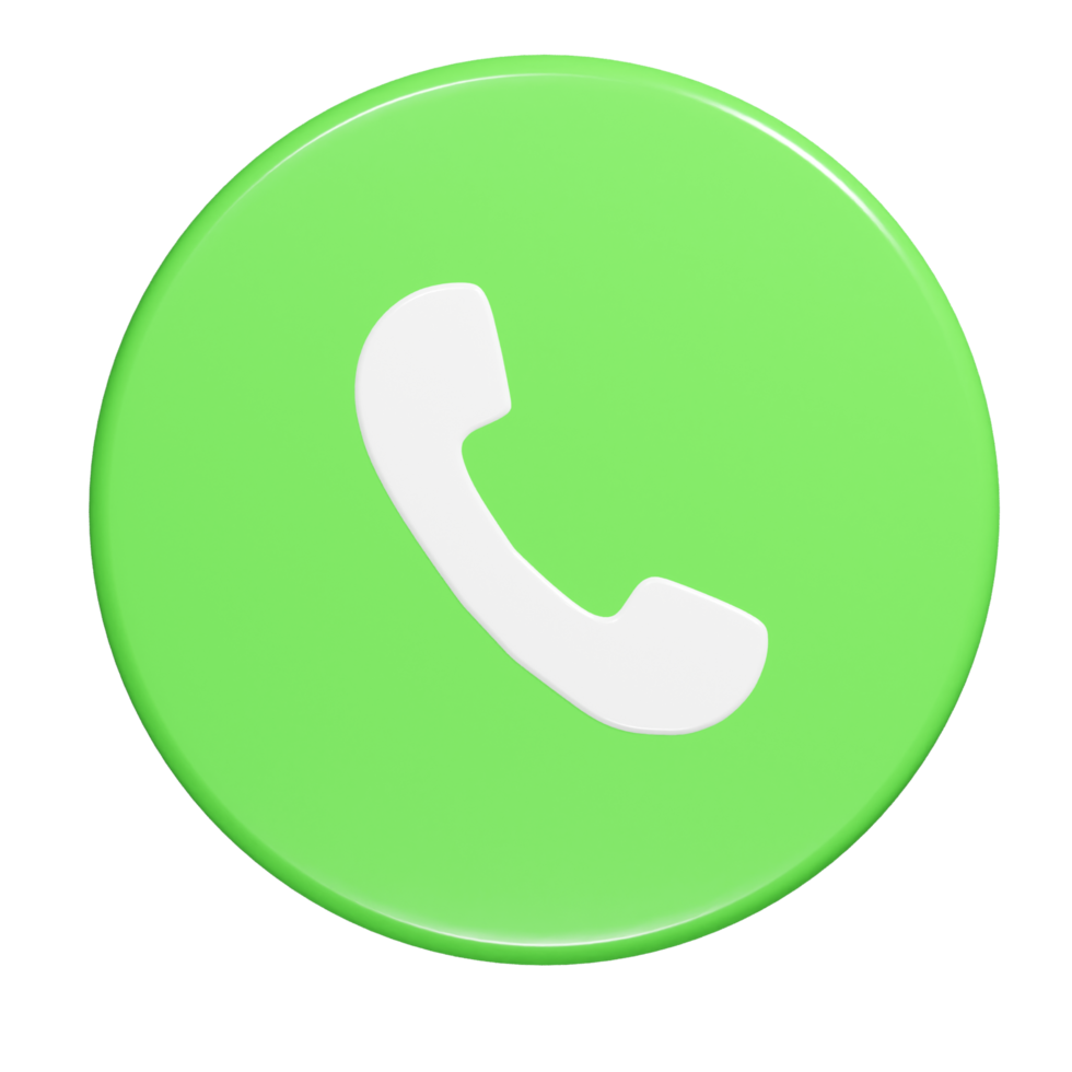 Phone icon 3d render png