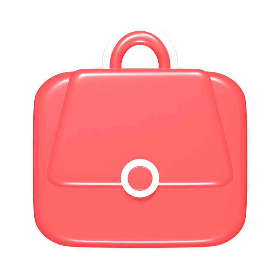 resväska ikon 3d framställa png