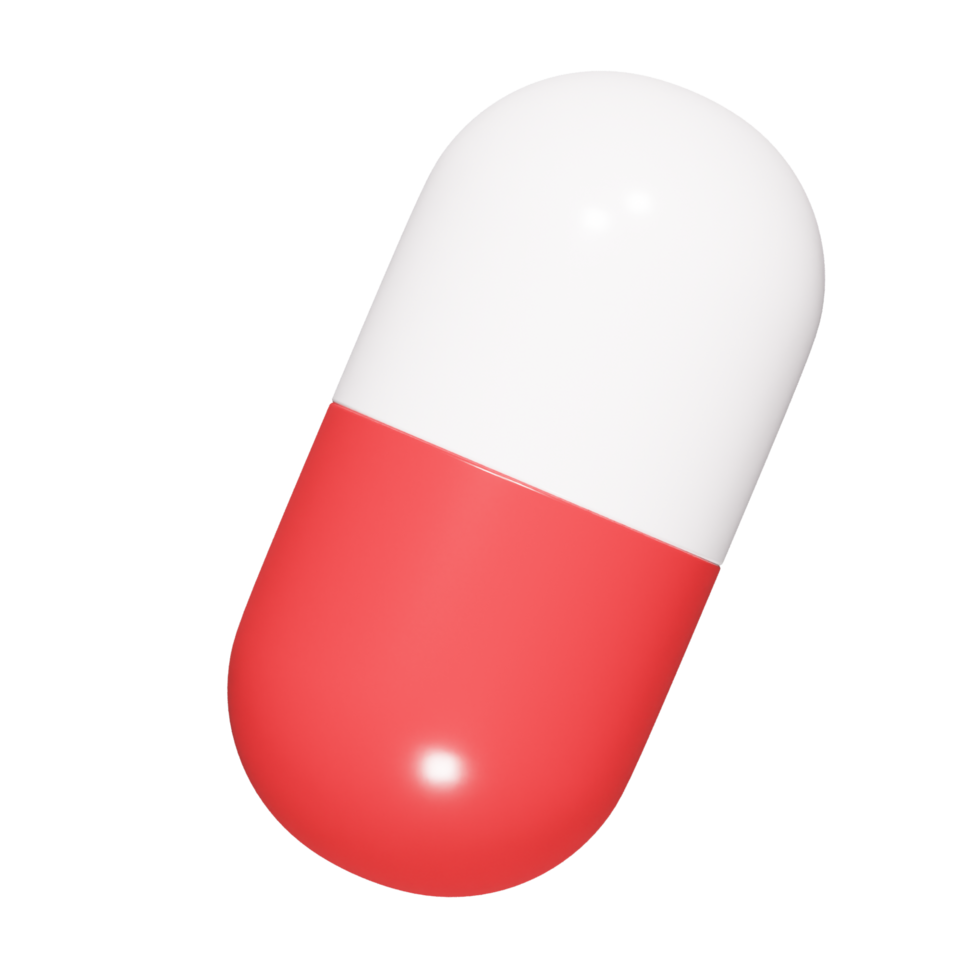 Capsul icon 3d render png