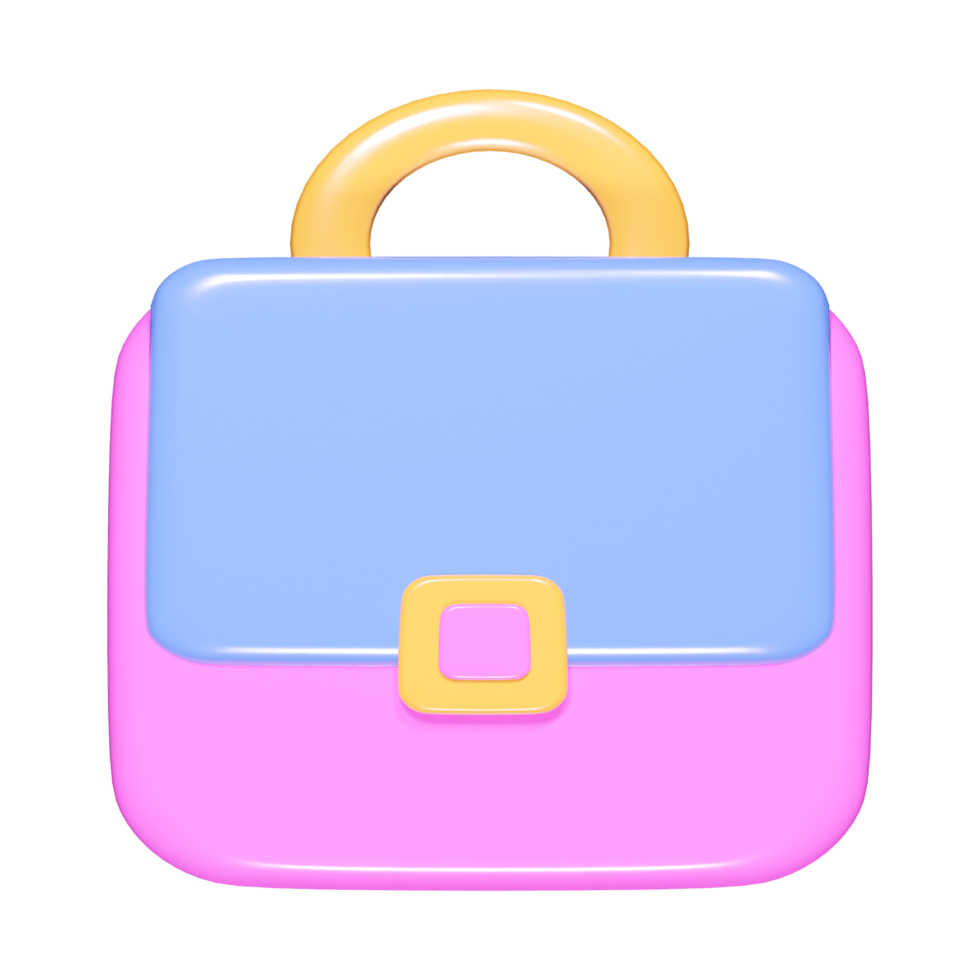 valigia icona 3d rendere png