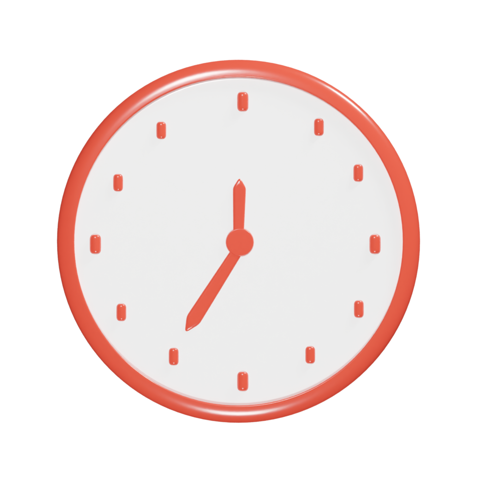 reloj icono 3d hacer png