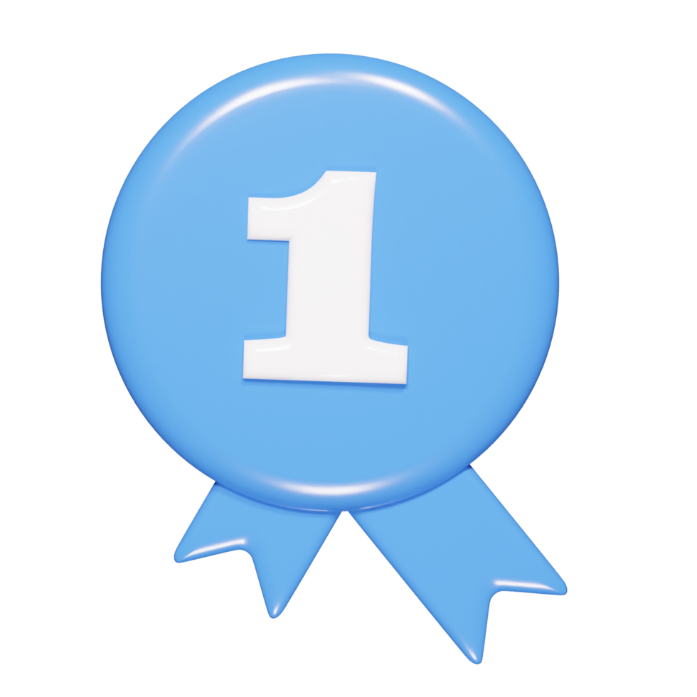 Top icon 3d render png