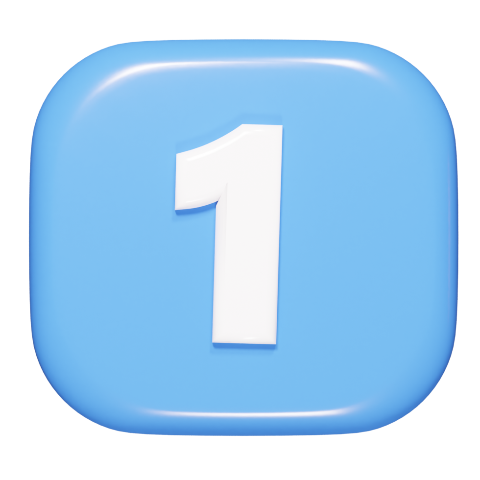 Top icon 3d render png