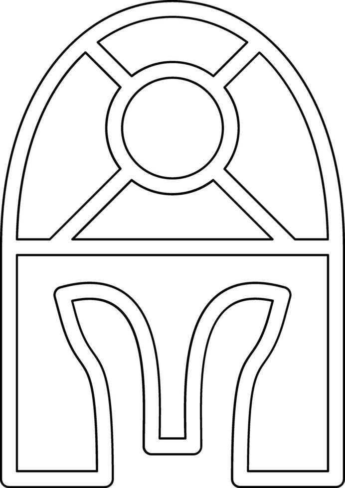 Roman Helmet Vector Icon