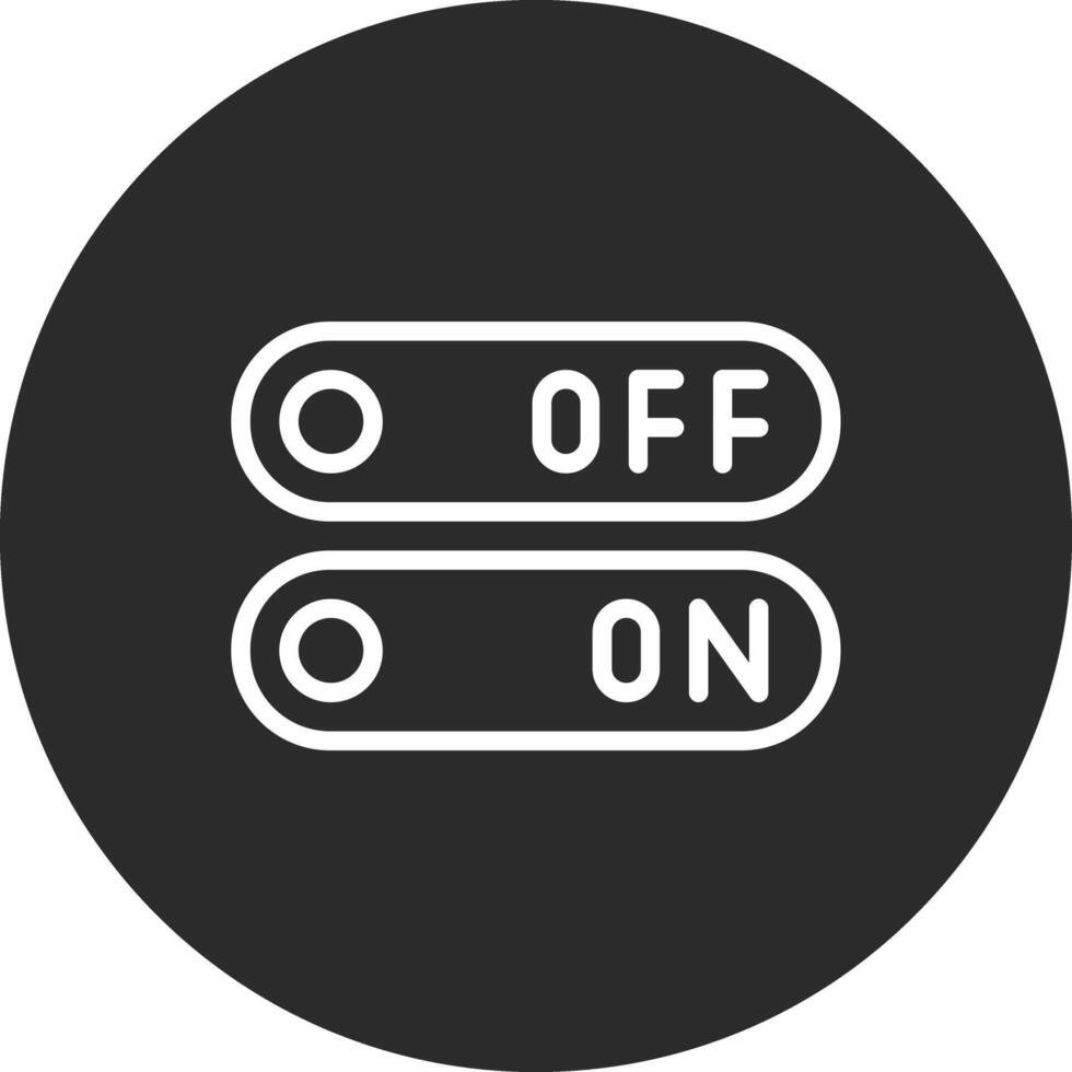 On Off Switch Vector Icon