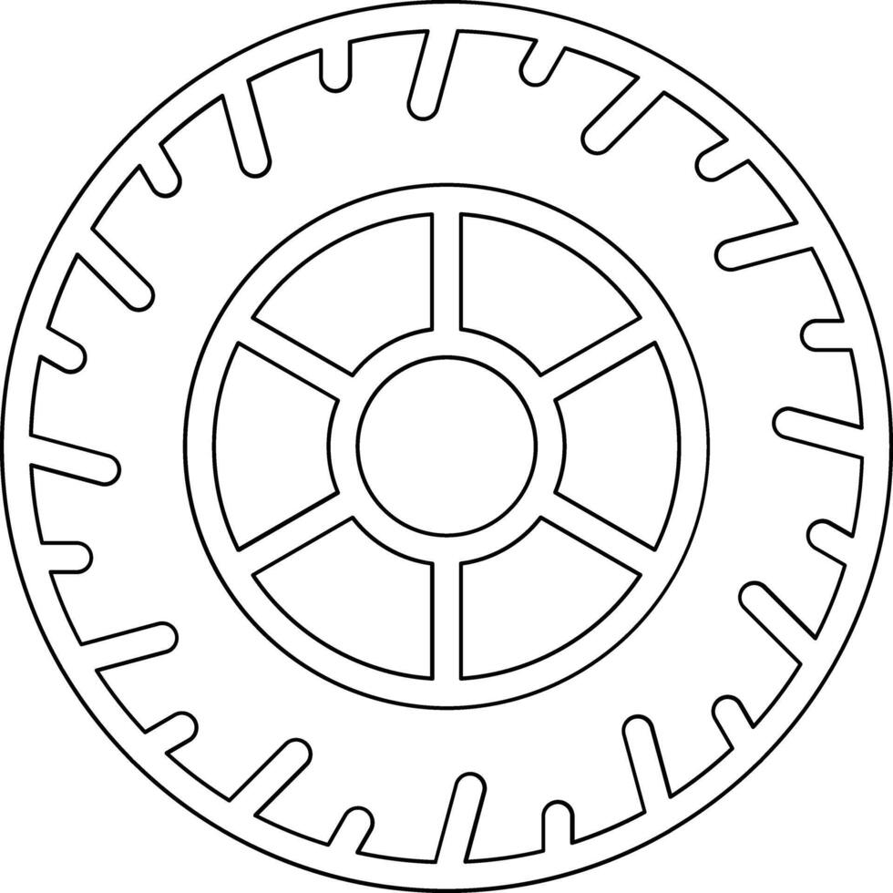 Tire Vector Icon