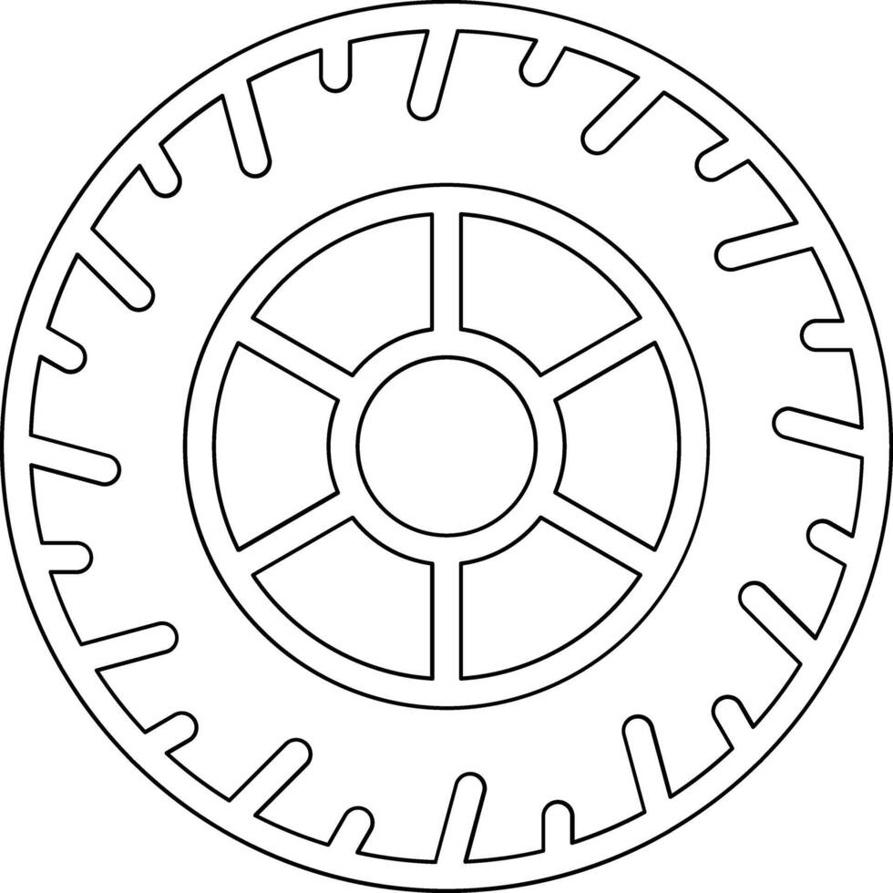 Tire Vector Icon