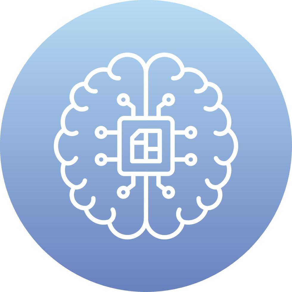 Artificial Intelligence Vector Icon