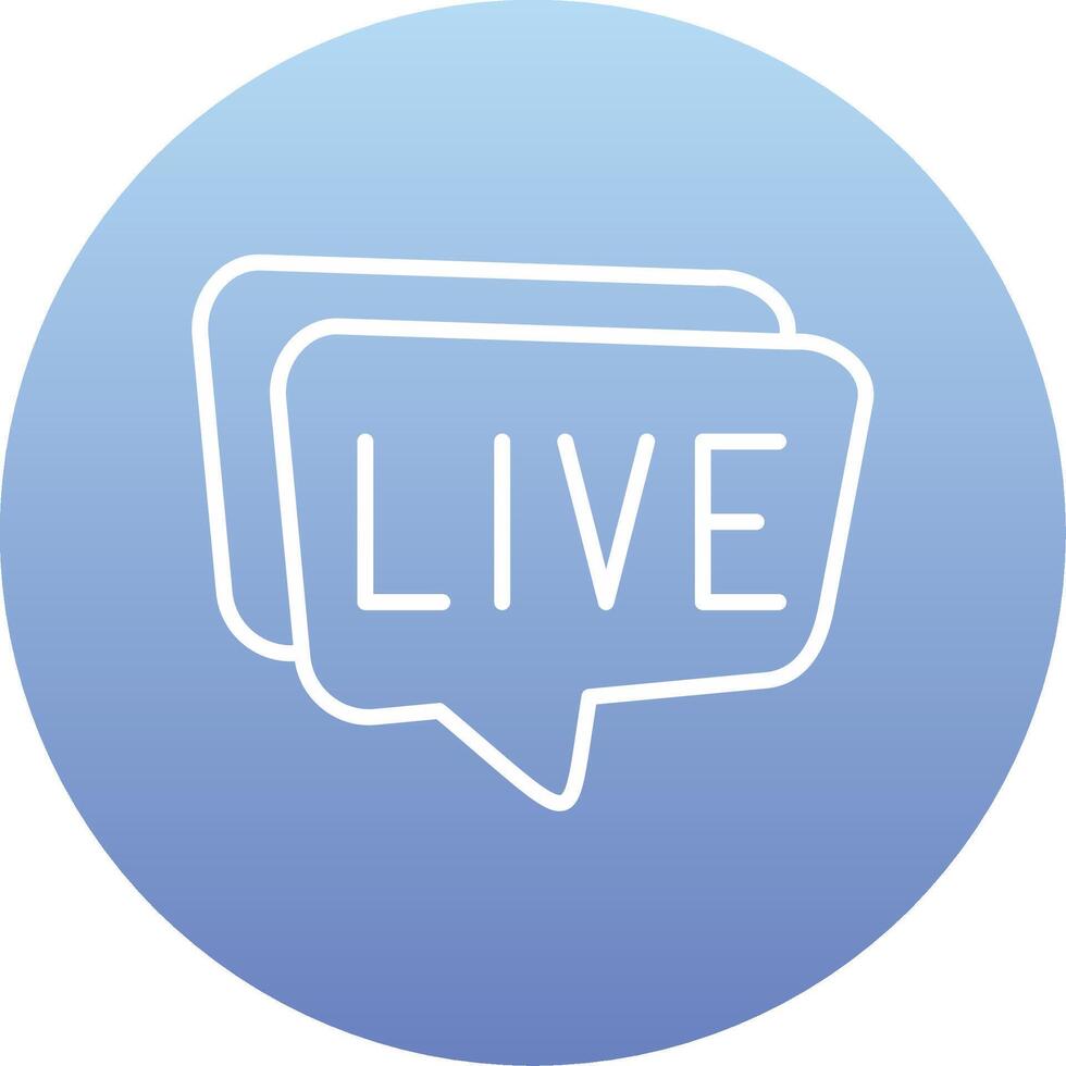 Live Chat Vector Icon