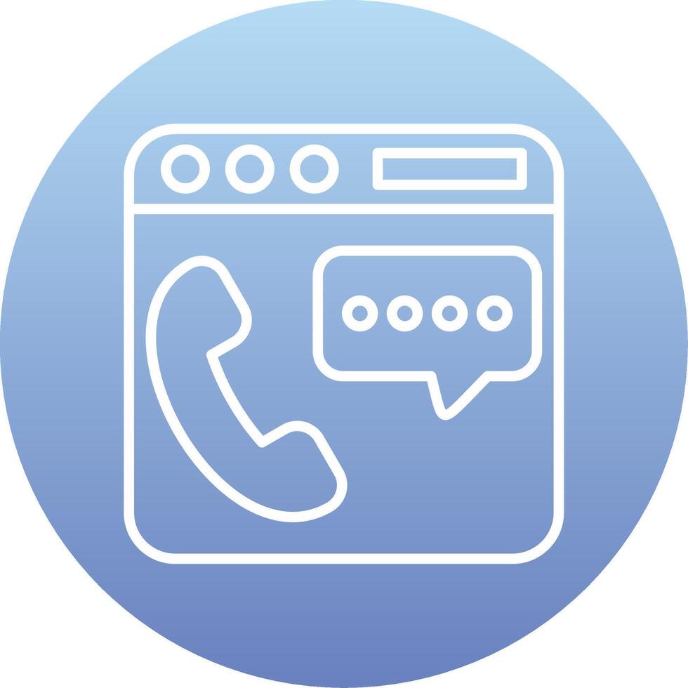 Phone Chat Vector Icon