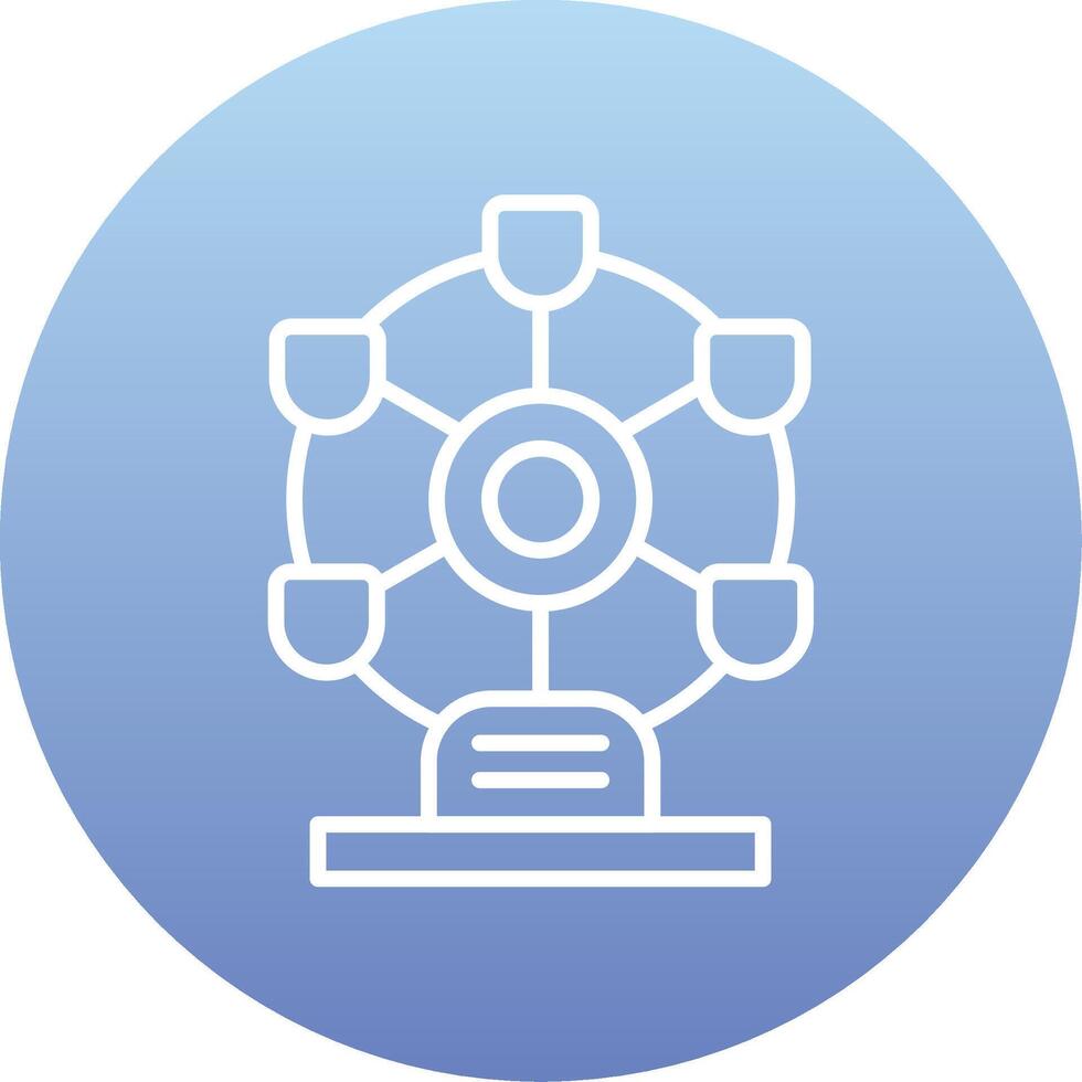 Ferris Wheel Vector Icon