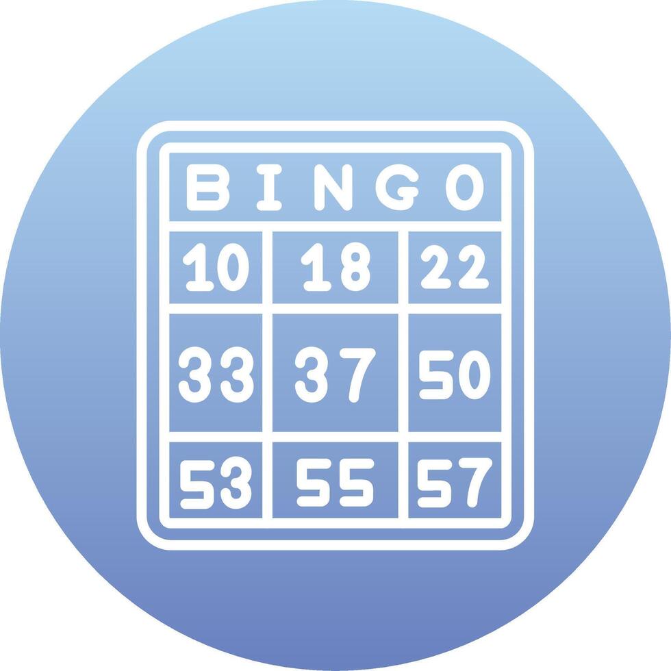 Bingo Vector Icon