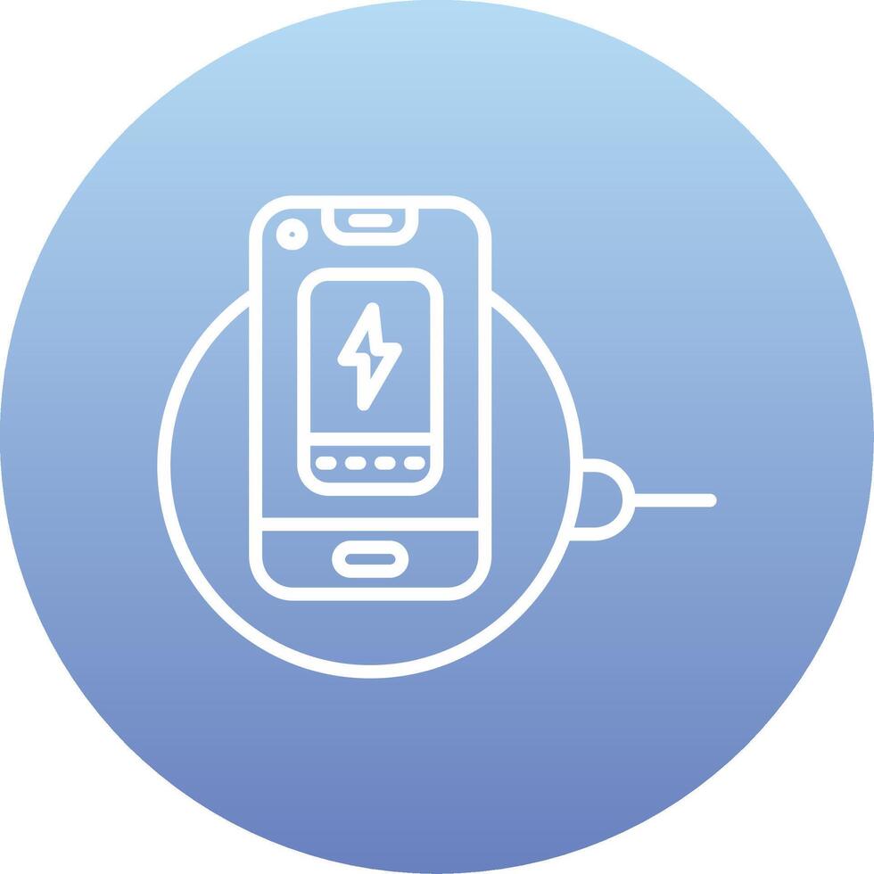 Wireless Charger Vector Icon