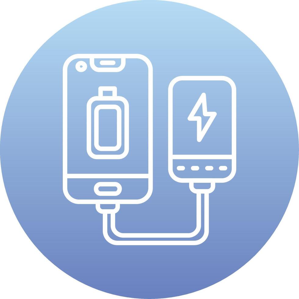 Portable Battery Vector Icon