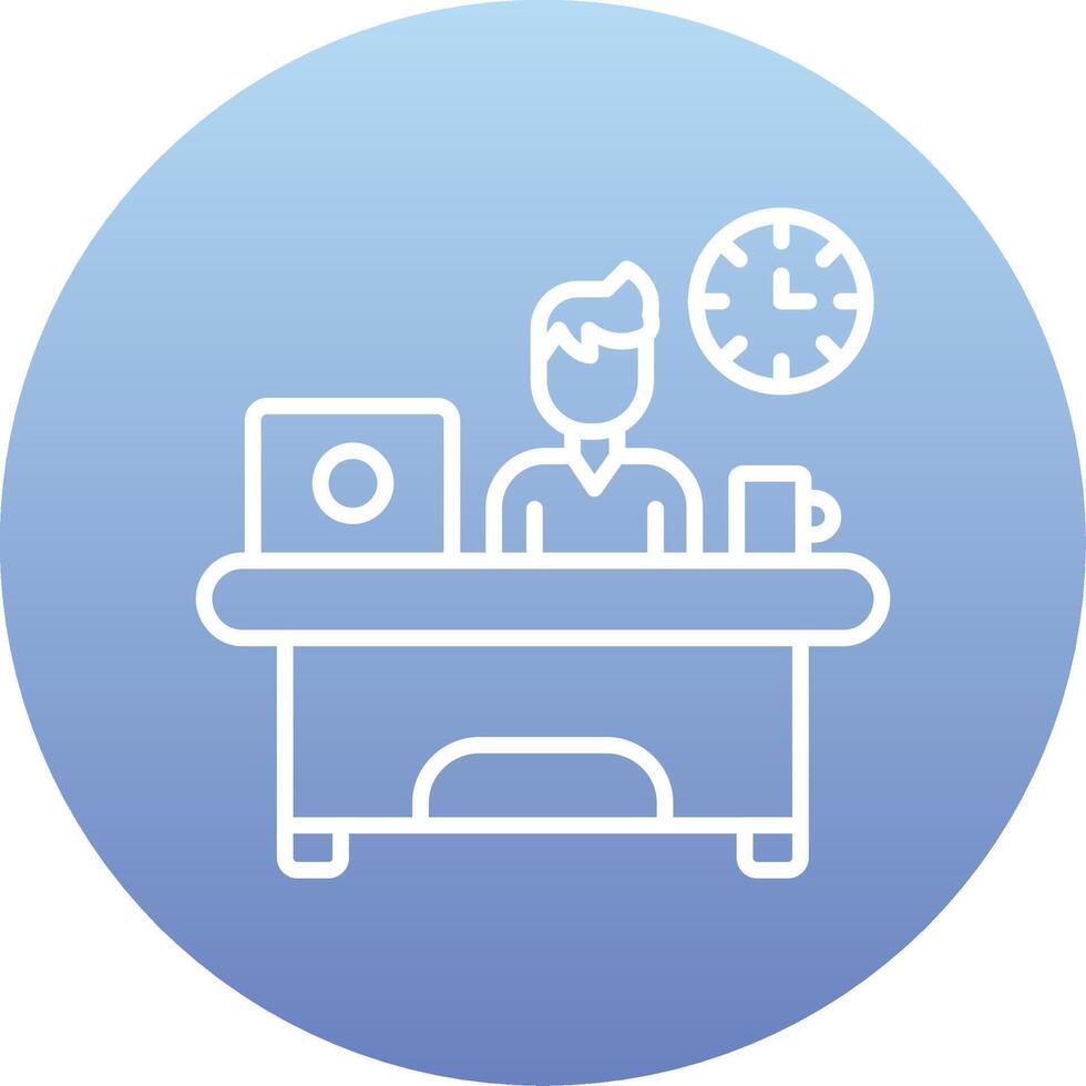 Workaholic Vector Icon