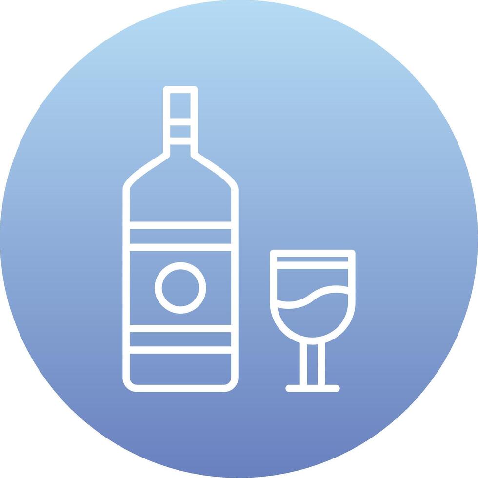 alcohólico bebida vector icono
