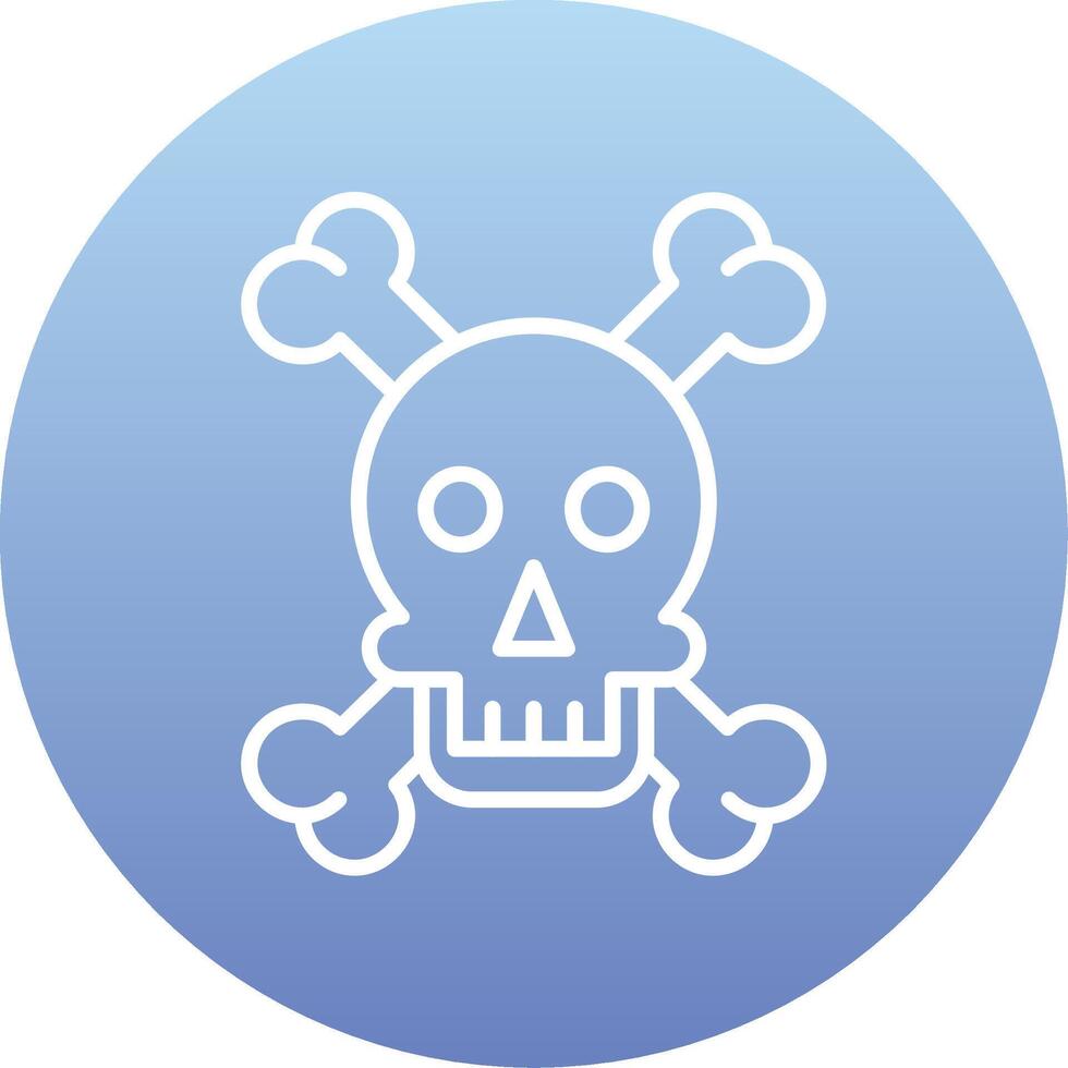 Skull And Bones Vector Icon