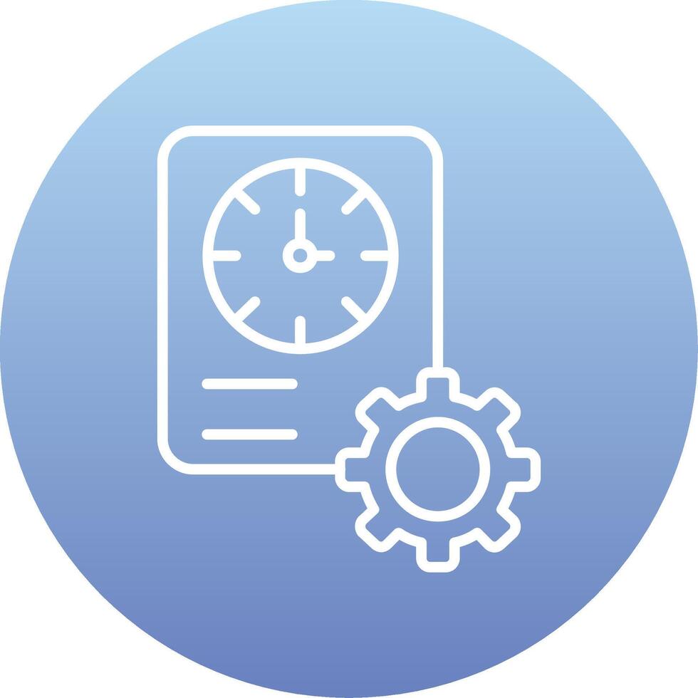 Time Management Vector Icon