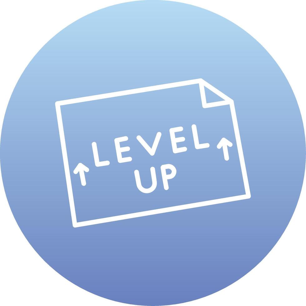 Level Up Vector Icon