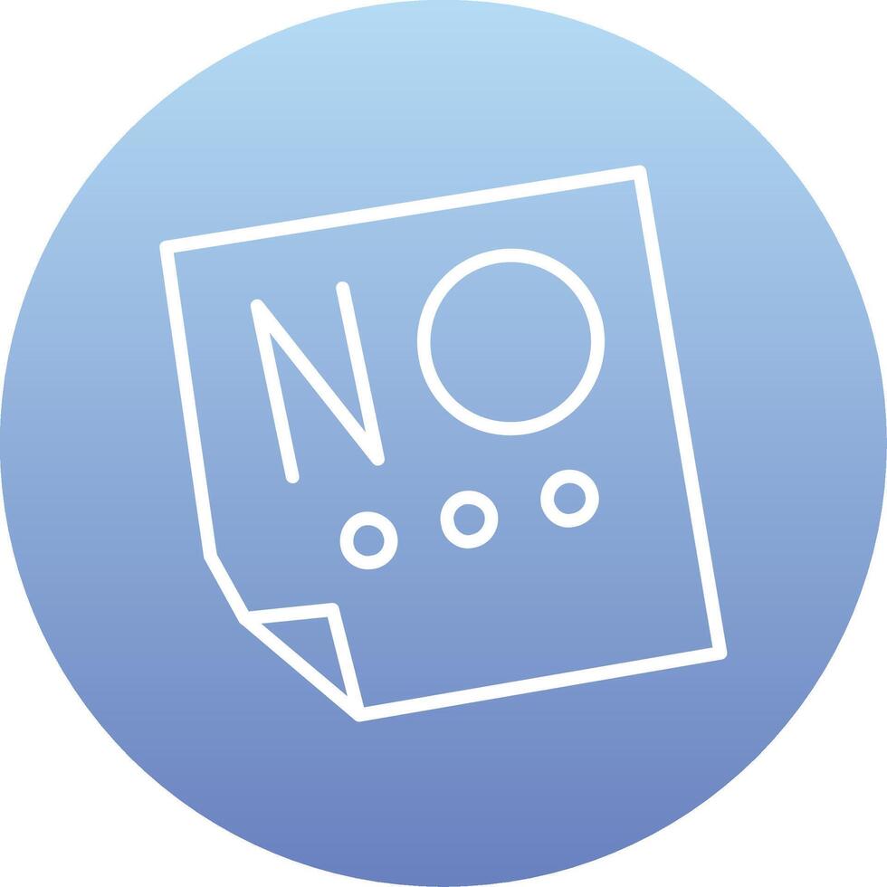 Say No Vector Icon