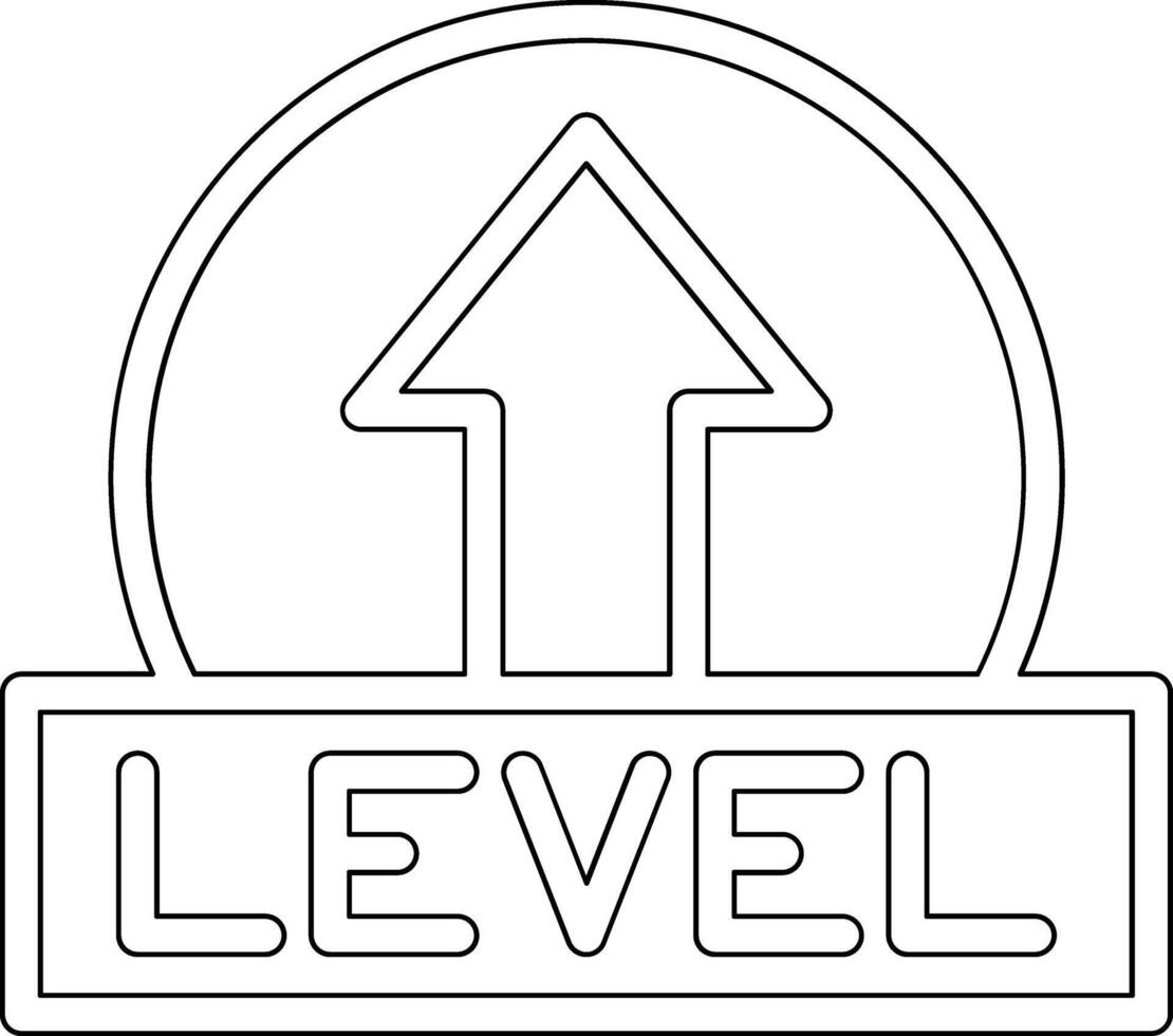 Level Up Vector Icon