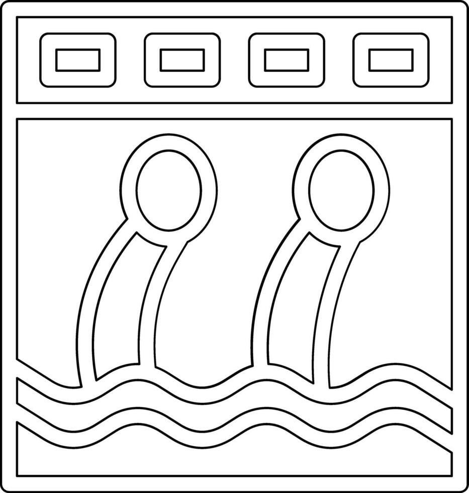 Hydroelectricity Vector Icon