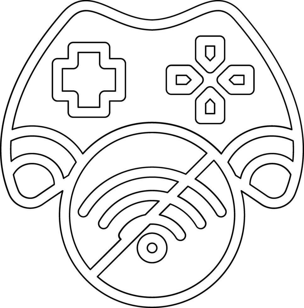 Game Disconnect Vector Icon