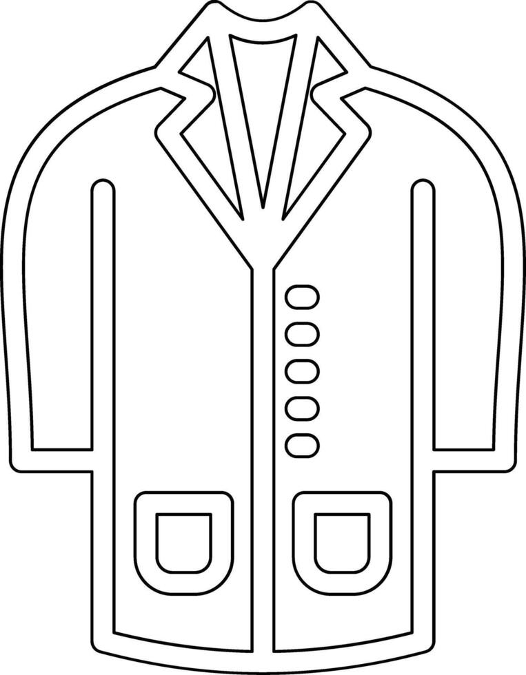 Long Coat Vector Icon