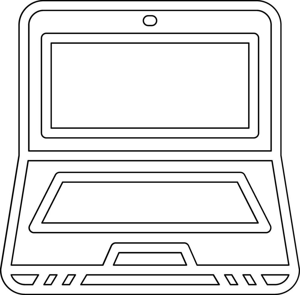 icono de vector de laptop