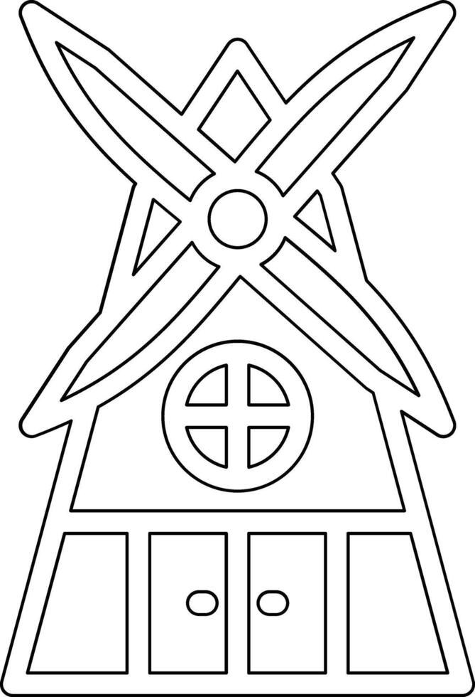 Windmill Vector Icon