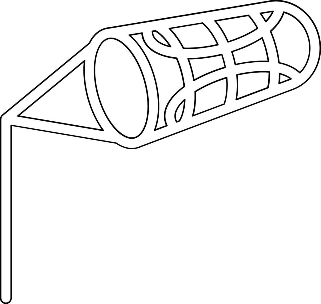 Windsock Vector Icon