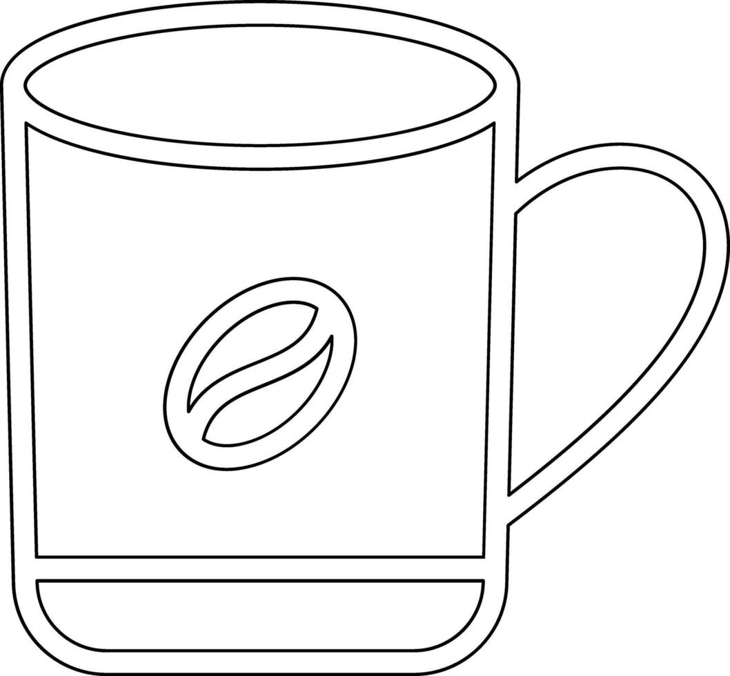 icono de vector de taza de café