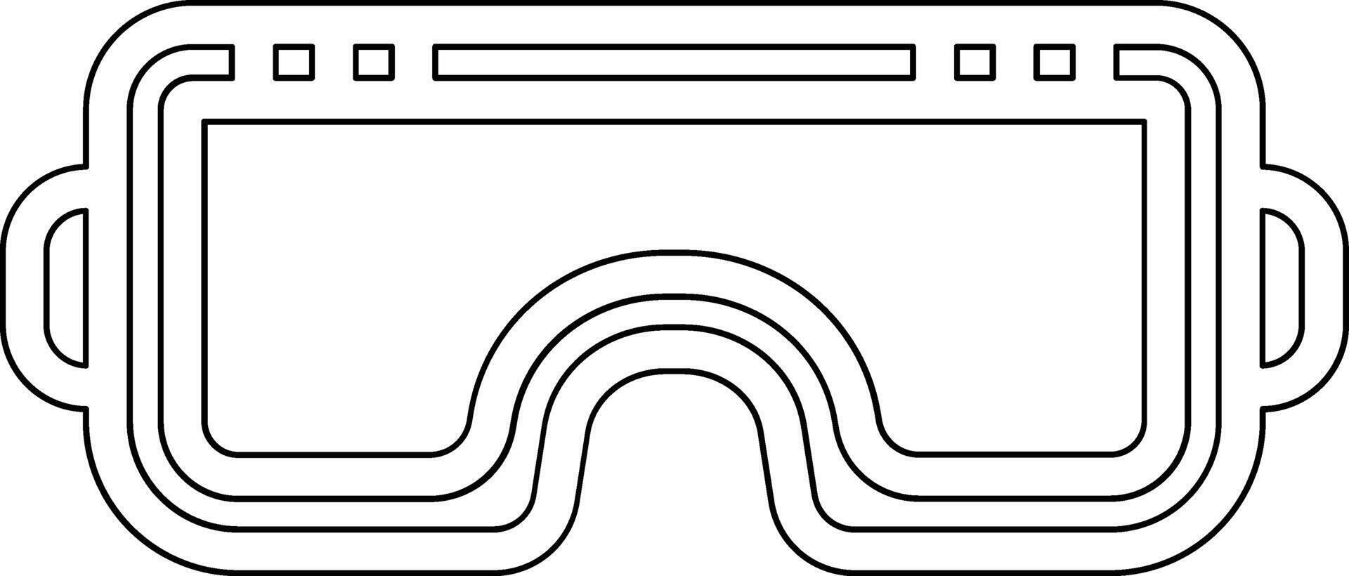 Ski Goggles Vector Icon